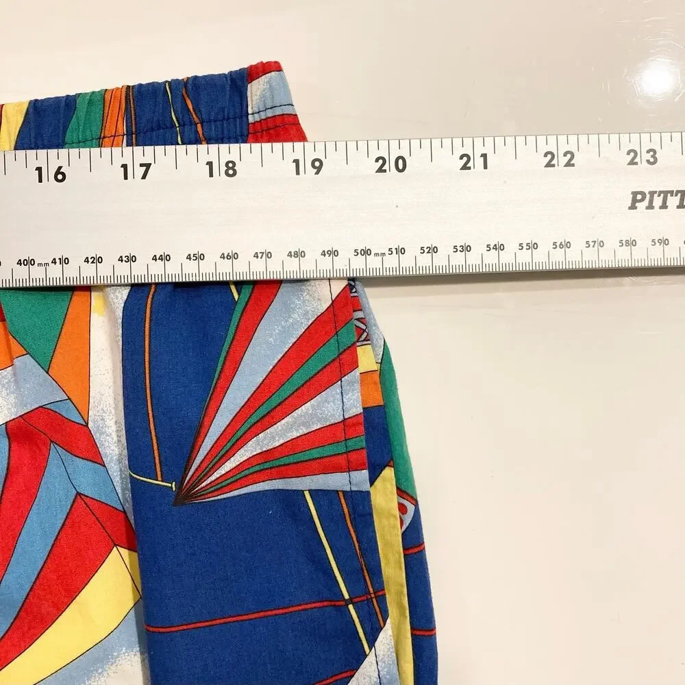 GOTTEX Shorts L 3.5”Ins Swim Air-Balloon Abstract Multi Colorful Pocket Lined